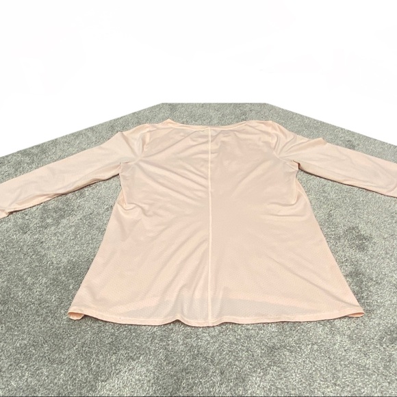 Pale Pink Under Armour LS Tee, L - Picture 10 of 10